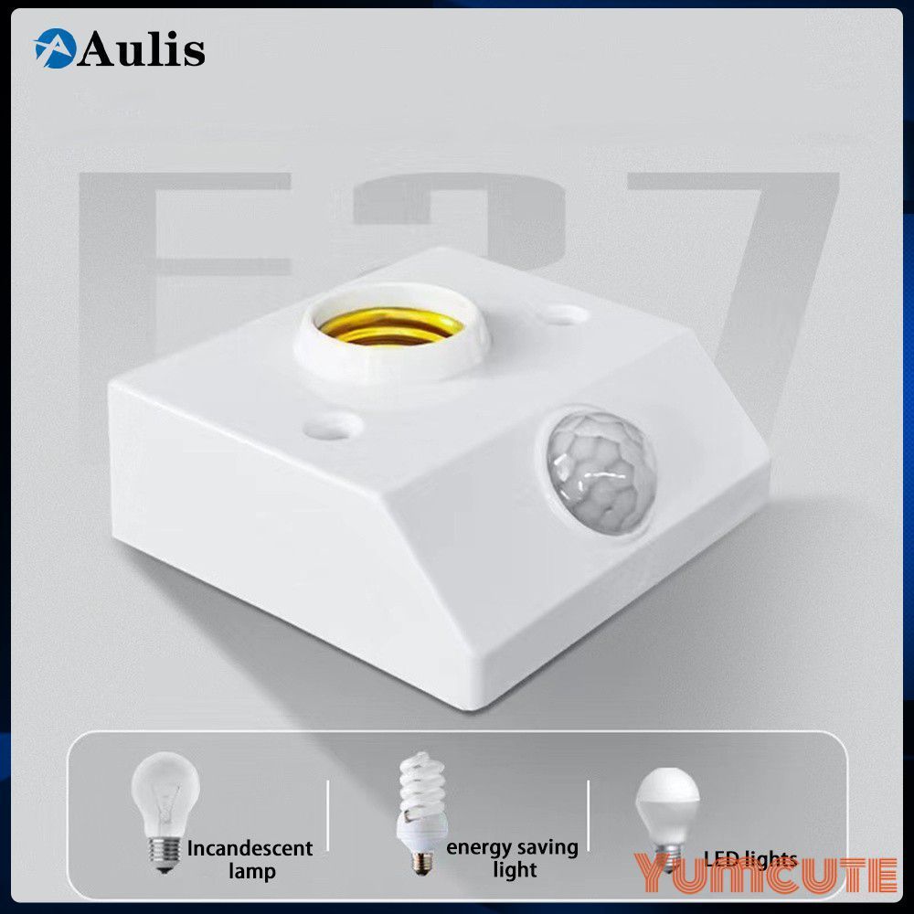 2025 New] Led Automatic Human Body Infrared Ir Sensor Lamp Holder Led Bulb Light E27 Ba…
