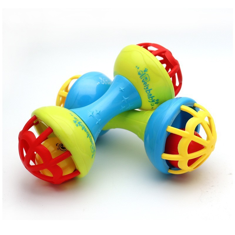 Educational Toy Store Baby Clutching Ball Rattle Soft Rubber Rattle Baby Infant Bag Small Rattle