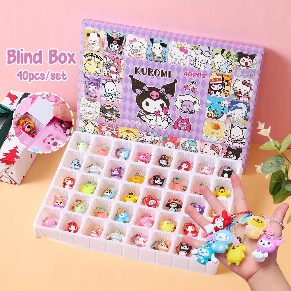 Oni 40 Holes Figure Blind Box Small Toys Mystery Box Cute Doll Mini Toy Surprise Gifts