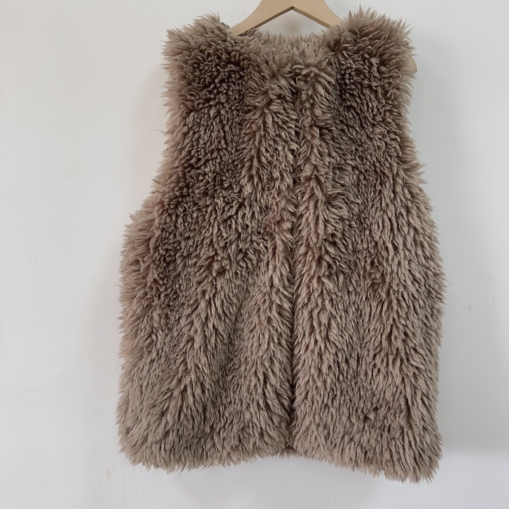 qiu Products Daily Order Autumn Winter New Style Fur Integrated Vest Vest Sleeveless Fur Jacket Women Thickened Keep Warm