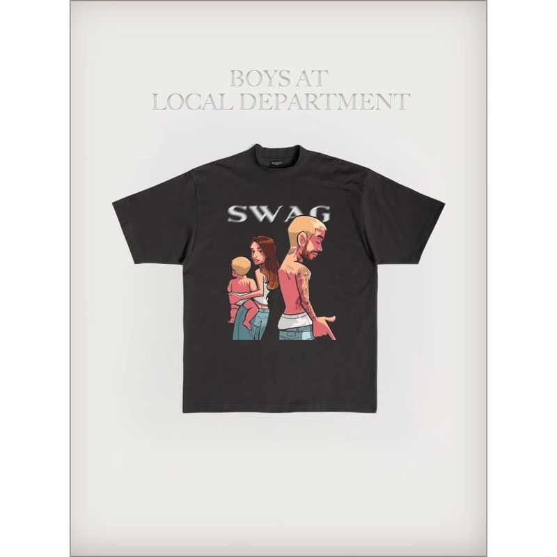 SWAG贾斯汀比伯JUSTIN BIEBER背心短袖T恤周边宽松美式专辑5.27 SWAG Justin Bieber JUSTIN BIEBER tank top short-sleeve T-shirt merchandise loose-fitting American style album 5.27