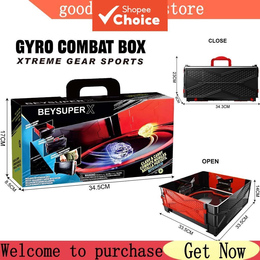 X-11 Foldable Gyro Stadium Arena for Beyblade X Boys' Toys Graduation Gift Mother's Day The Final Item Birthday Present Xtreme Gear Combat Tray X-11 Stadium Arena X-11 Stadium Beyblade X untuk Kanak-kanak Lelaki, Hadiah Graduasi, Hadiah Hari Ibu, Hadiah