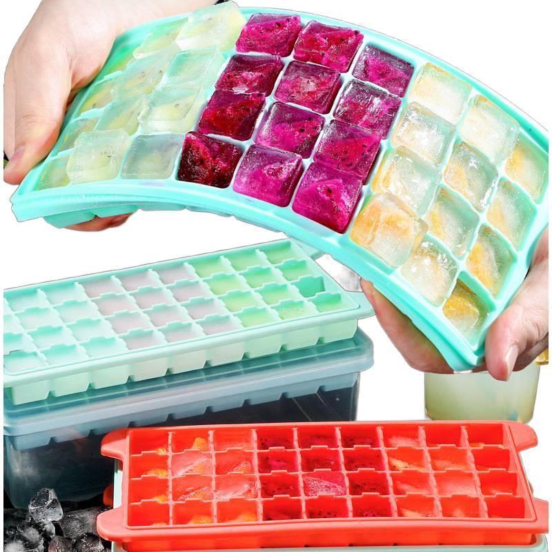 [Tersedia] [Ice Tray / Acuan Ais] Dulang Ais Silikon Jenis Tekan, tersedia dalam 24 atau 36 petak, dulang silikon gred makanan, mudah dikeluarkan - Dulang Silikon | Silicone Ice Tray | Acuan Aiskrim | Ice Cube Tray | Pembuat Ais | Popsicle Maker