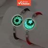 Sun & Moon Glow-in-the-Dark Matching Couple Bracelets - Luminous Promise Jewelry for Lovers & Best Friends Gelang Pasangan Sepadan Bersinar Matahari & Bulan - Barang Kemas Janji Bercahaya untuk Pencinta & Sahabat Baik