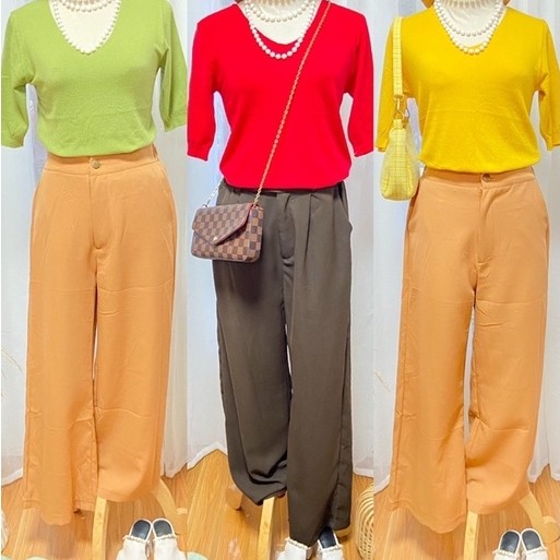 Lili Collection Knit Top + Trousers Coords
