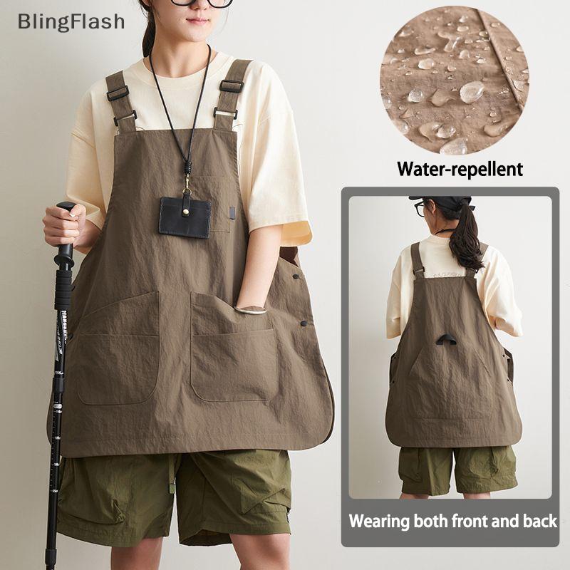 BlF] Apron Workwear Adjustable Oil-Proof Kitchen Apron Waterproof Barbershop Smo Cateri…