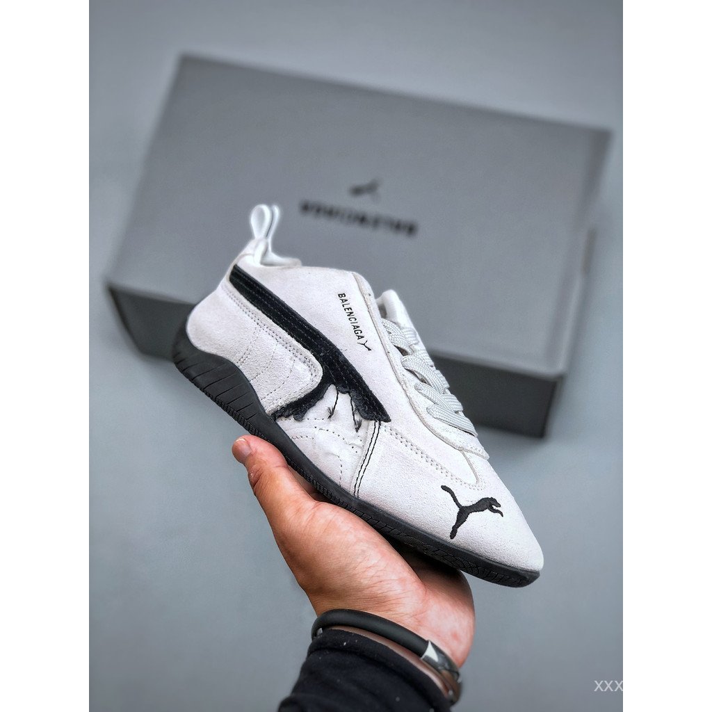 Puma shoes/Puma Speedcat Suede Men Women Casual shoes Thin-Soled shoes Sneakers Sneakers Japanese Style Four Seasons Commuter Round Toe FZMY