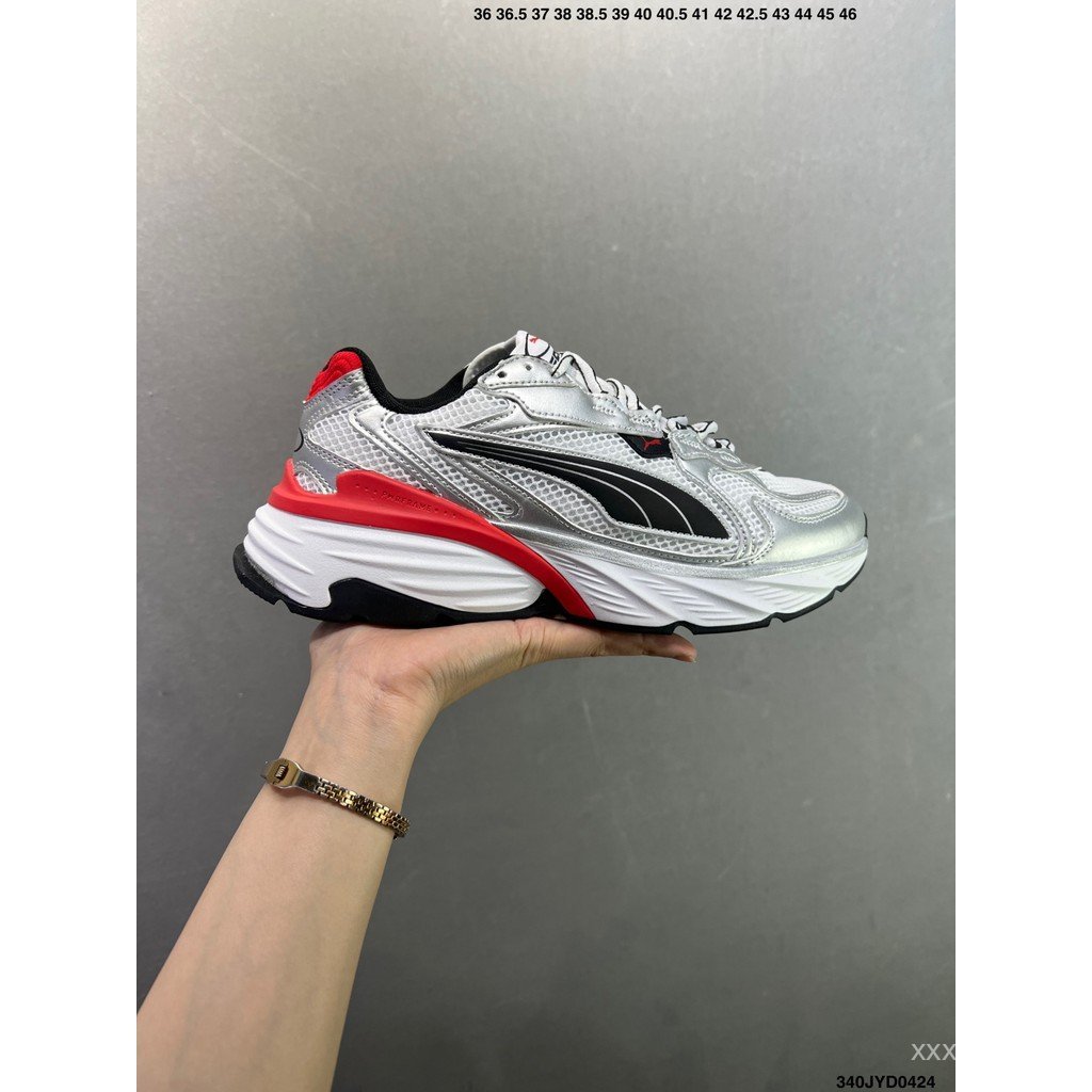 Puma shoes/Puma Fade Nitro Ls Men Women Dad shoes Casual shoes Commuter shoes Height Increasing shoes Breathable Casual All-Match Retro Trendy Functional Elements 4WIQ