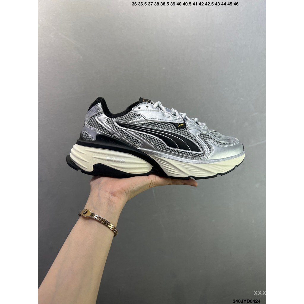 Puma shoes/Puma Fade Nitro Ls Men Women Dad shoes Thick-Soled shoes Hiking shoes Cross-Country Running shoes Functional Elements Joint Style Retro Trend Y0EZ