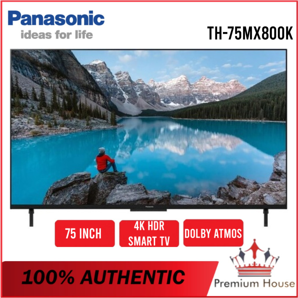 [New] Panasonic MX800 (75"/75 Inch) LED 4K HDR Premium Android Smart TV | TH-75MX800K (Television Televisyen 电视机)