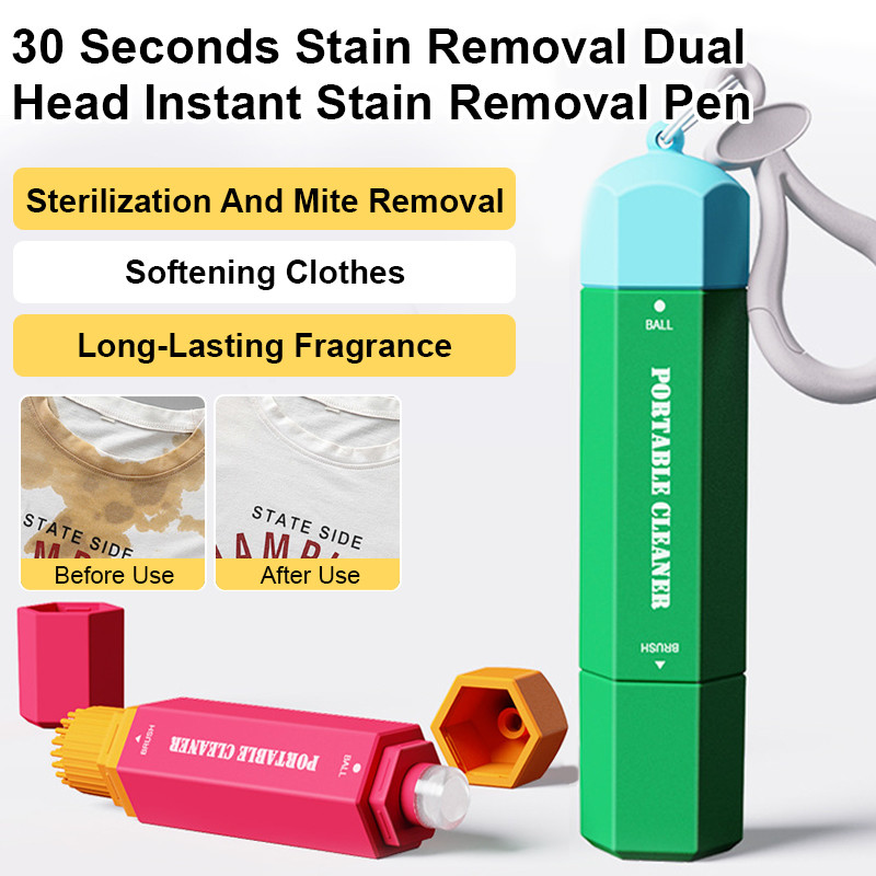 Star protection Stain remover stain remover Degreasing No need to wash Dualhead design Portable Instant Stain Remover Portable Instant Stain Remover nowash convenience