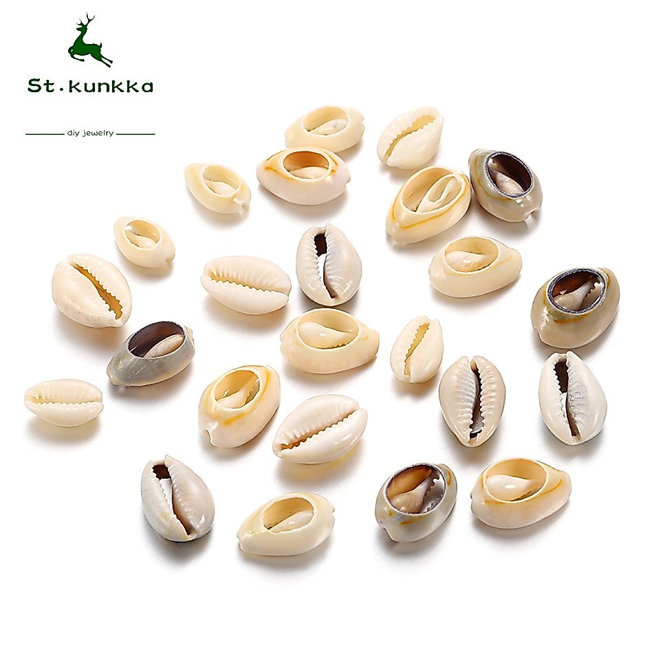 St.kunkka 50Pcs/Lot Natural Small Sea Conch Shape Shell For DIY Jewelry Making Finding Accessories Supplies Seashell Necklace Bracelet