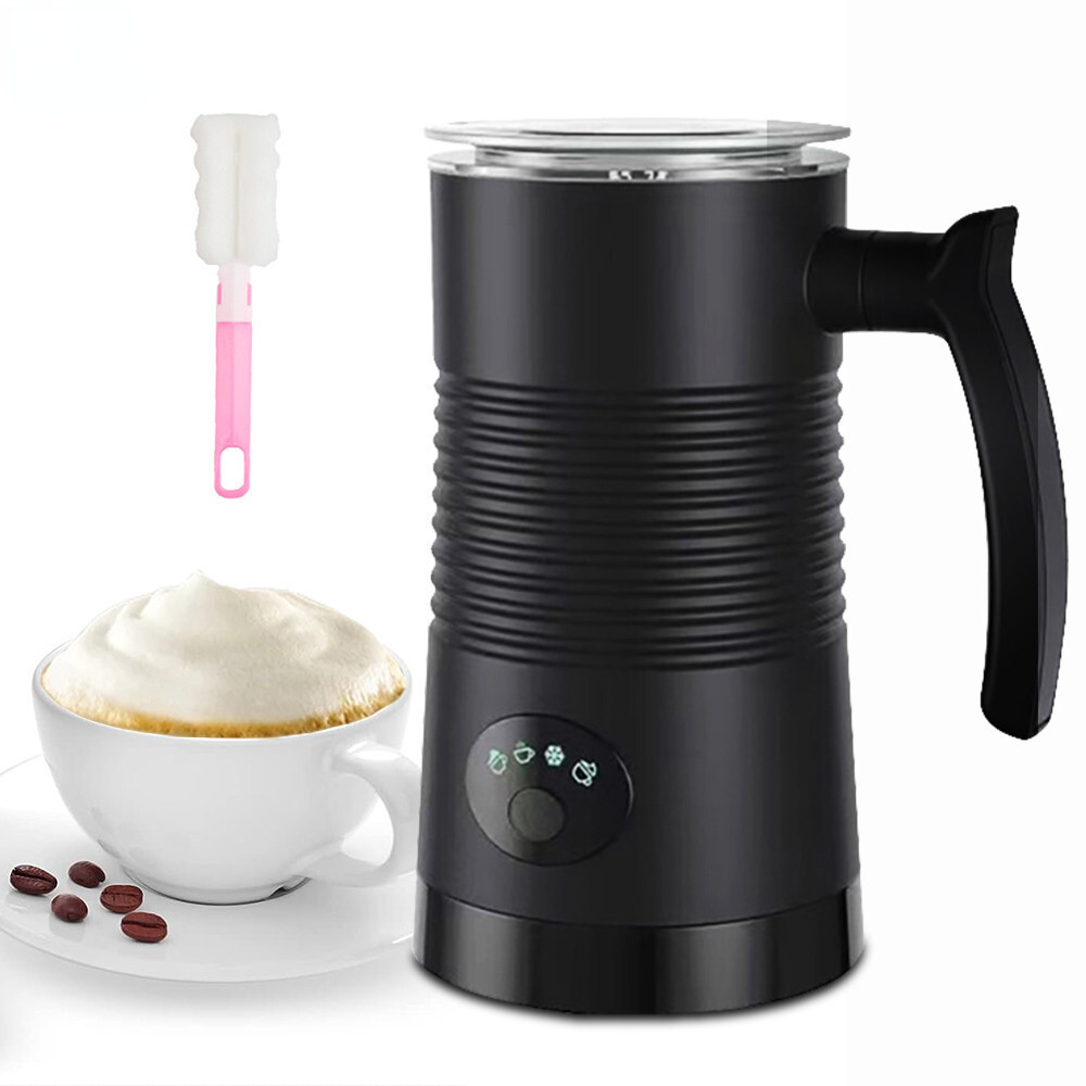Multifunctional Electric Milk Frother 4 in 1 Hot and Cold Foam Maker Automatic Milk Foam Machine For Coffee Latte 19.510.9cm