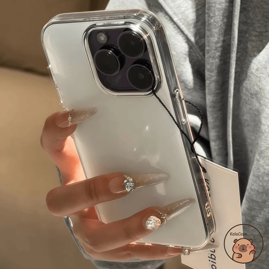 For Infinix Itel S25 Ultra S23 Plus P65 P55 P40 Plus A90 A80 A70 A60 A60S A50C A06 A05S A04 5G 4G Phone Case Cute Cream White Simple Solid Color Casing Cases Case Cover