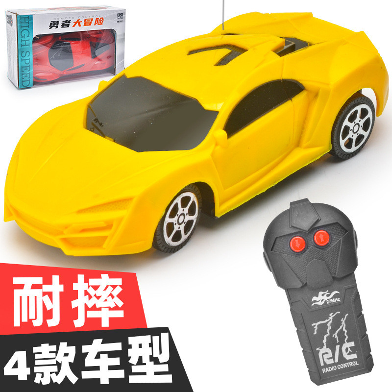 New Electric Remote Control 2-Channel Racing Car Children's Sports Car Boy Car Model Toy Park Trendy Car