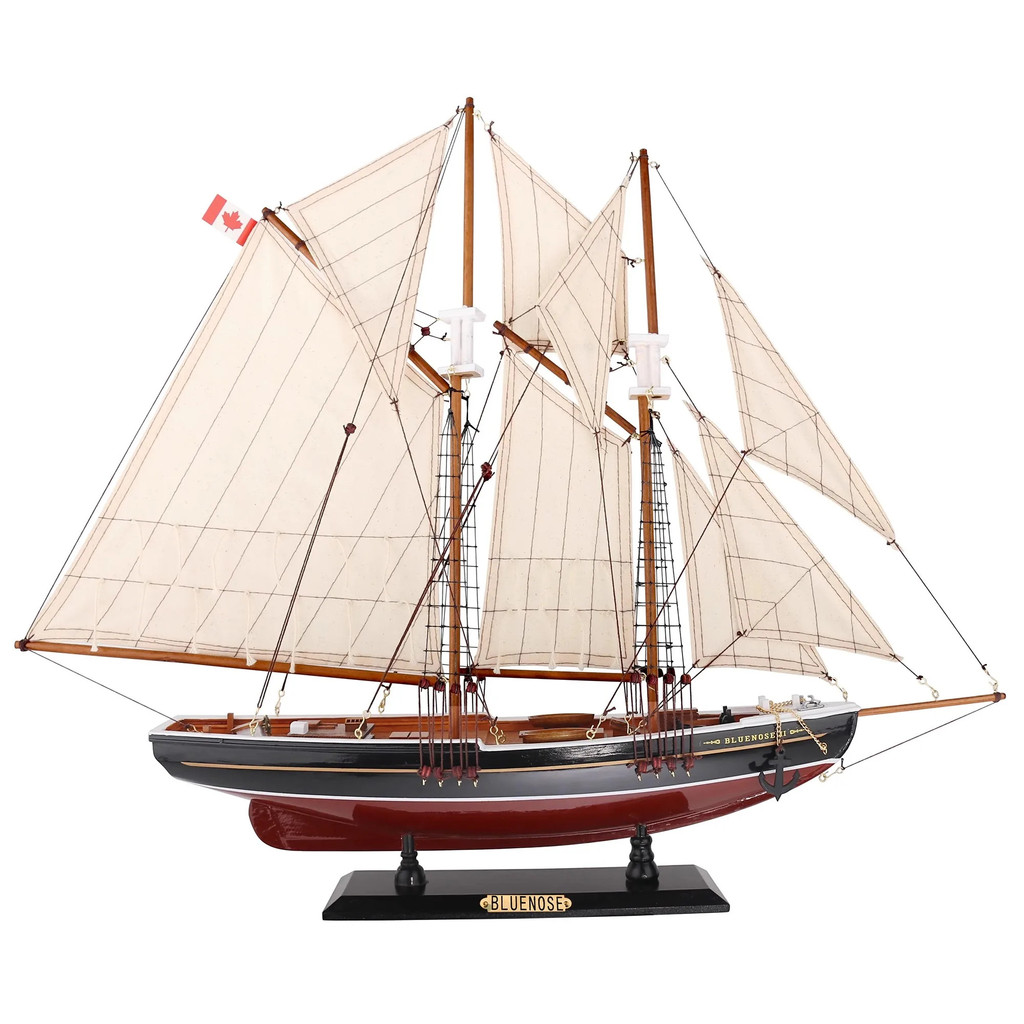 Great texture 66cm Nautical Home Office Desk Decor Maritime Collectible for Ship Wood Craft Sailing Yacht Display Wooden Ship Model