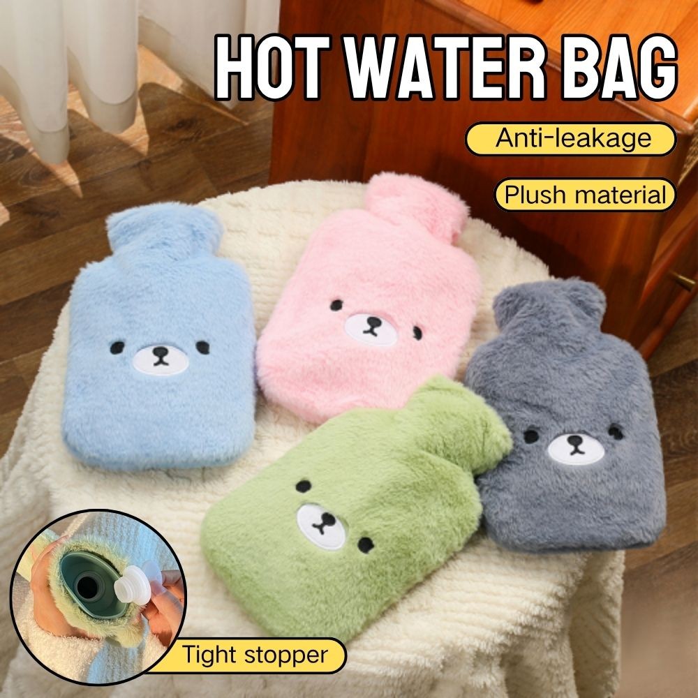 Hot Water Bag Warm Water Bag Period Hot Water Bag Hand Feet Warmer Bag Heat Pad for Period Pain Relief Keep Warm