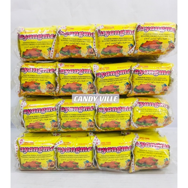 16g x 40 packets Keropok Sayang Mee Noodle Snack