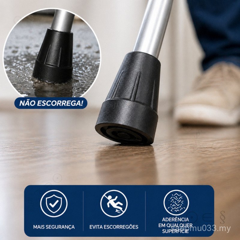 Hujung Getah untuk Tongkat, Tongkat Kayu atau Alat Bantu Kanada 19mm UNIT