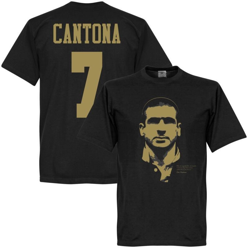 Eric Cantona Football - legend Graphic Black T - Shirt | Unisex, 100% Cotton, S - 5XL, Premium Football Print