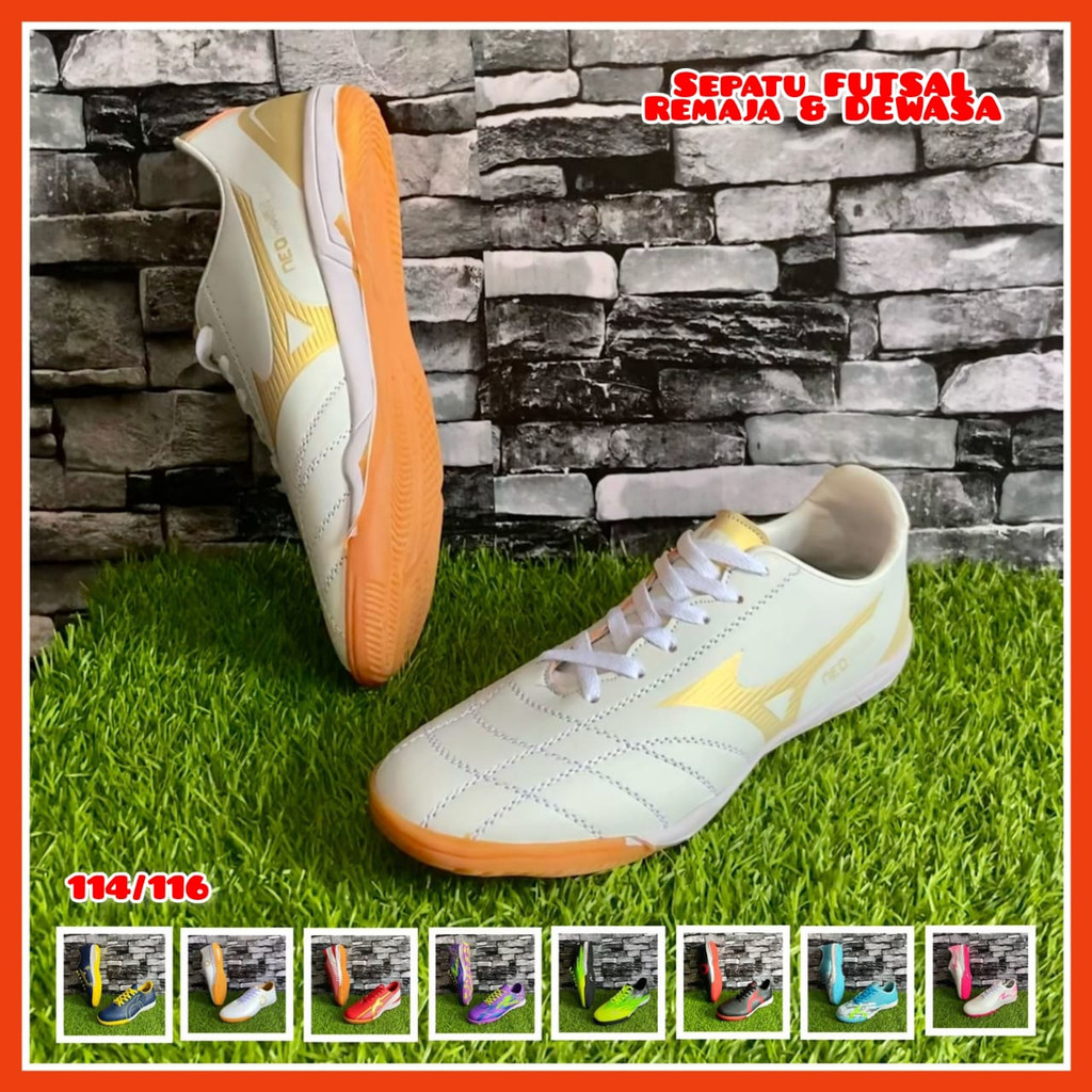 Comfort Active Mizuno Neoshin Futsal Shoes Imported Quality Men's - Image 3