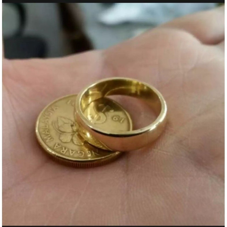 Cod Women's Jewelry Malaysian Coin Ring No Fade Edition 1993_1990 Best Seller Anti-Rust Does Not Fade Easily Best Seller Latest Cheapest