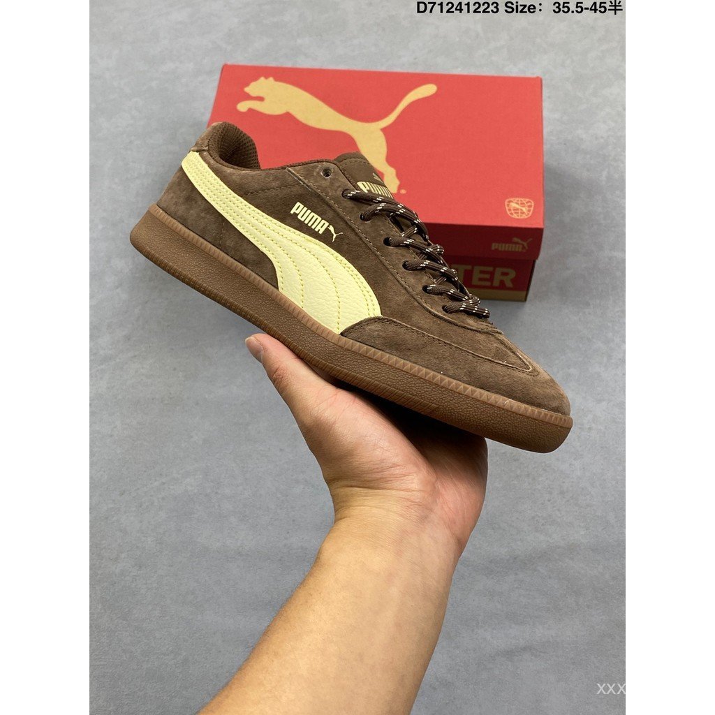 Puma shoes/Puma 9-T Suede Men Women German Training shoes Sports shoes Flat shoes Casual shoes Low-Top Classic Wear-Resistant JY5V