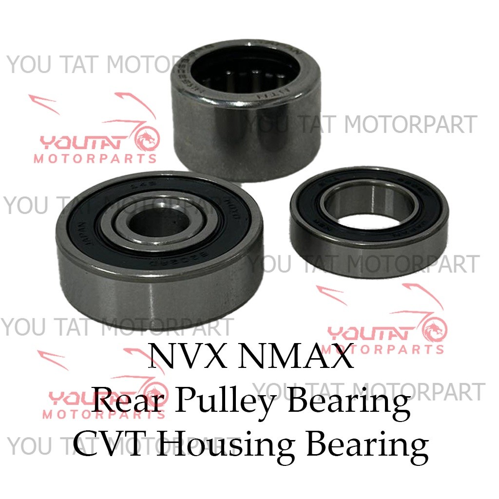 YAMAHA NVX NMAX REAR PULLEY BEARING BUSH HKS202918RS /6902 CVT HOUSING BEARING SET 2DP-E7412-00