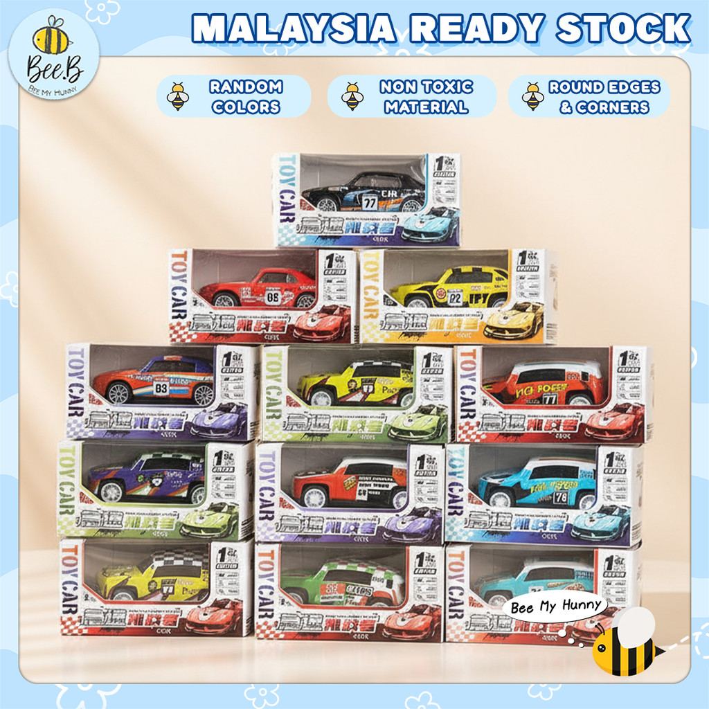 Cartoon Color Alloy Mini Pull Back Car Toys Kids Boy Gift Creative Small Gift Car Model Children Educational Toys WJTP