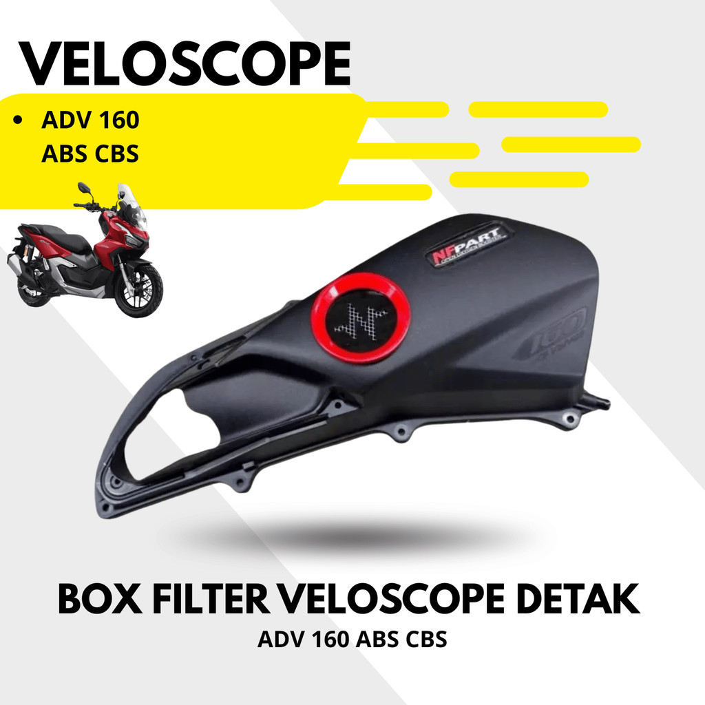 Veloscope Filter Box Cover Variation For ADV 160 Ticking Model - ADV 160 Accessories
