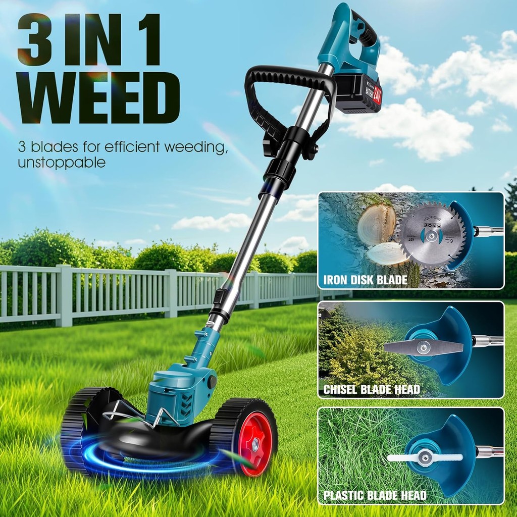 Makita Mesin Rumput Bateri Cordless Grass Cutter Grass Trimmer Lawn Mower Mesin Potong Rumput