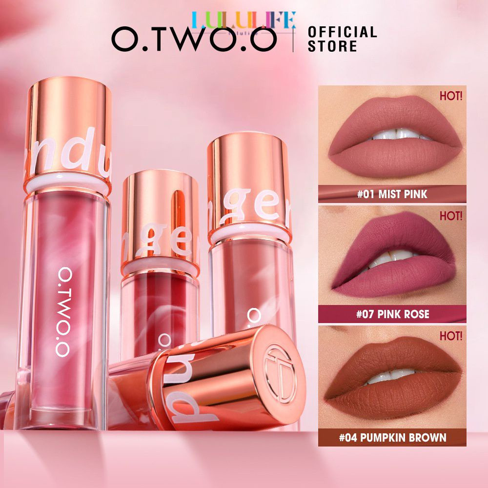 O.two.o Lollipop Lippies Super Transferproof Non-stick Lightweight Kissproof Liquid Lipstick Matte Lip Tint LULULIFE Face