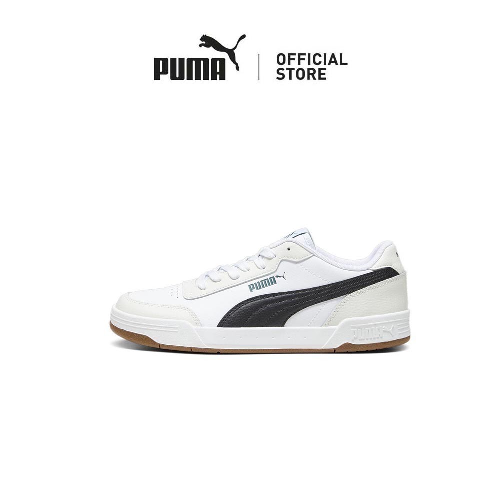 PUMA Unisex Caracal Shoes (White-Black)