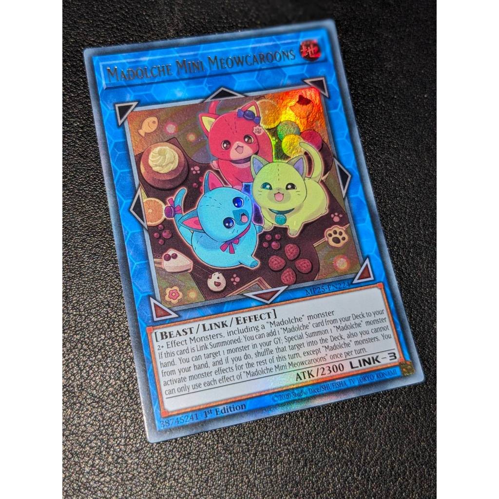 <td> Madolche Mini Meowcaroons - Ultra Rare - MP25-EN224