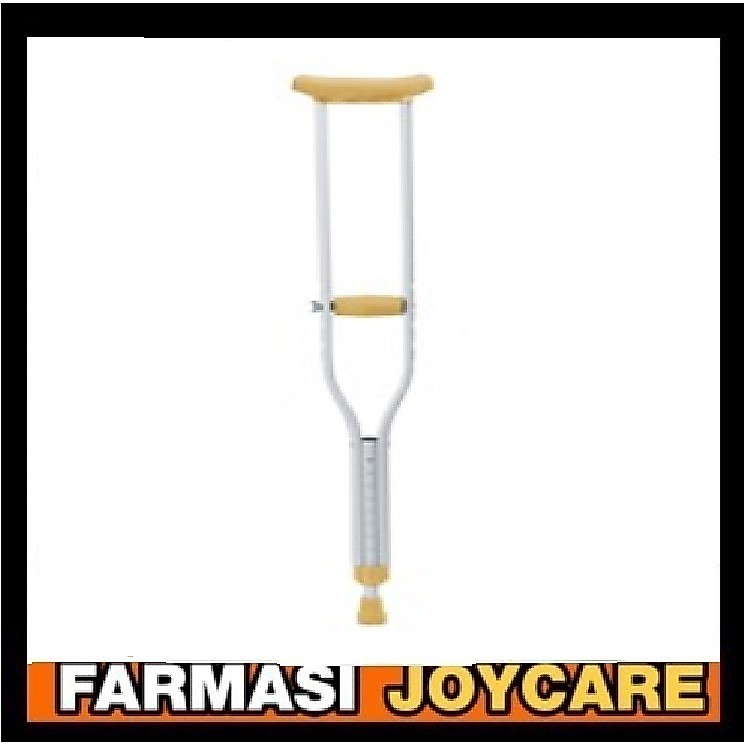 Esco Push Button Aluminium Shoulder Crutches Child 1 Pair (Model:CRU/0506-CH) Tongkat Ketiak