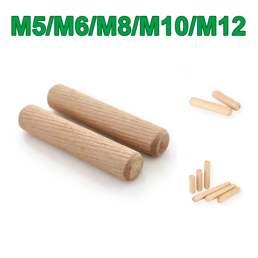 Log stoppers, wood nails, solid wood sticks, tenons, twill wedges, wood bolts, logs, small wood dowels, wardrobe cabinet connectors M5/M6/M8/M10/M12[WDY-YL-VN]