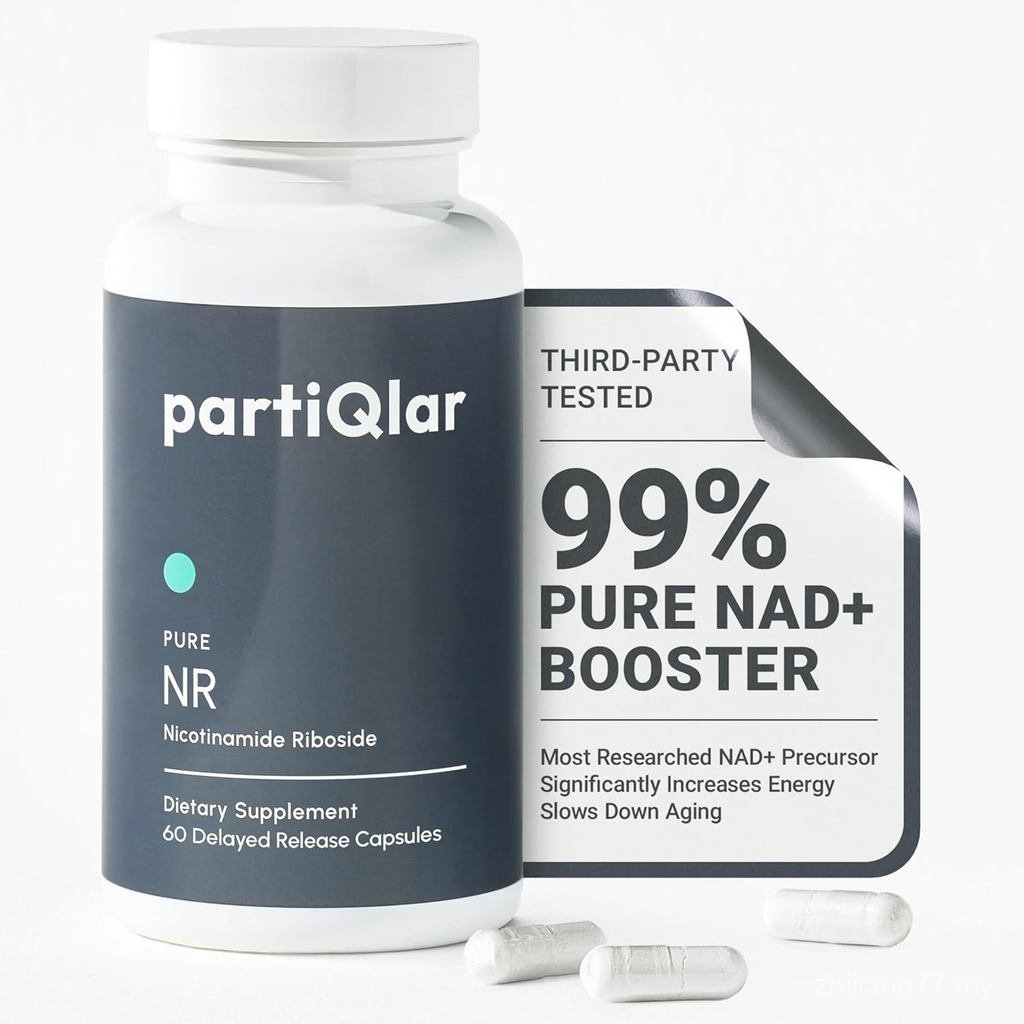 partiQlar Nr Supplement - Kapsul Nicotinamide Riboside Ketulenan Tinggi - Penguat Nad+…
