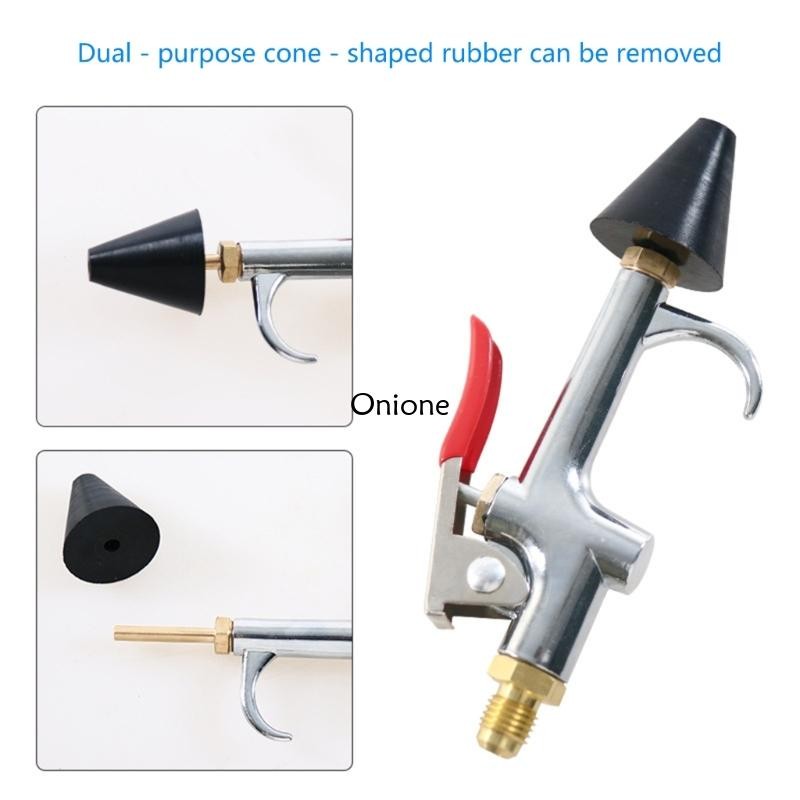 Onione Flow Air Nozzle for Air Compressor Blower Nozzle Cleaning Kit Metal Blowgun Back Flush Tool Air Hose Nozzle