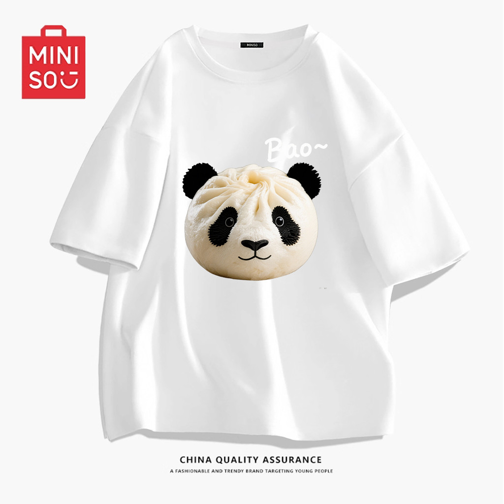 MINISO 100% Cotton Tshirt | Desert Camel Graphic | Galaaksi Vibe With Unta & Pasir Elements | Unisex Loose Round Neck