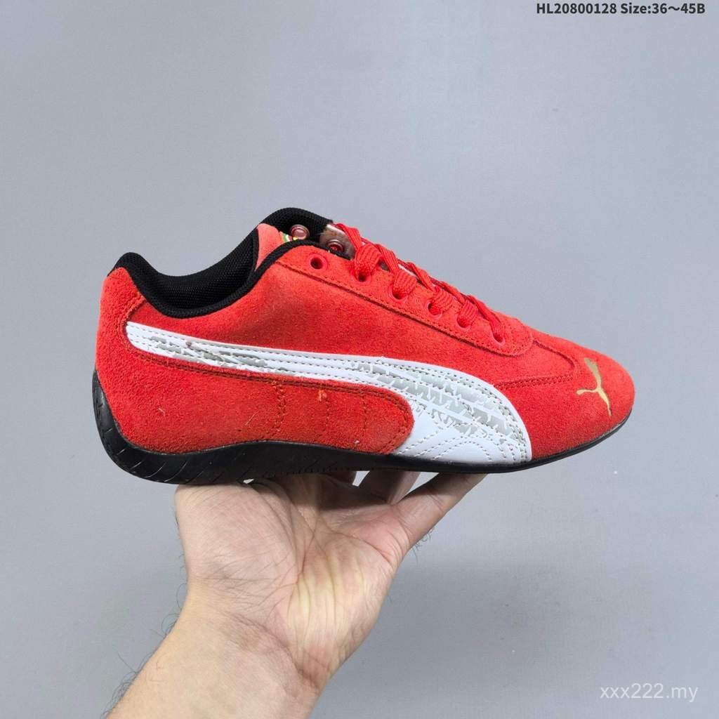 Puma shoes/Puma Speedcat OG Men Women Casual shoes Racing Series Skateboard shoes Sports shoes Anti-slip Round Toe Simple RFCL