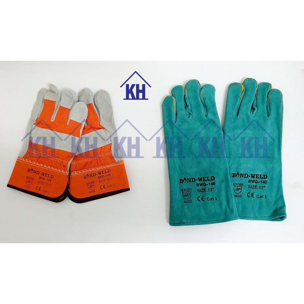 Semi Leather Hand Glove / Sarung Tangan Untuk dipakai masa Timbalan , Angkut Barang /电焊手套保护手手套