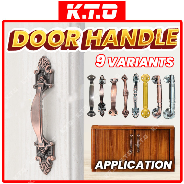 Classic Cabinet Door Handle Antique Copper Furniture Wardrobe Drawer Handle Pemegang Perabot