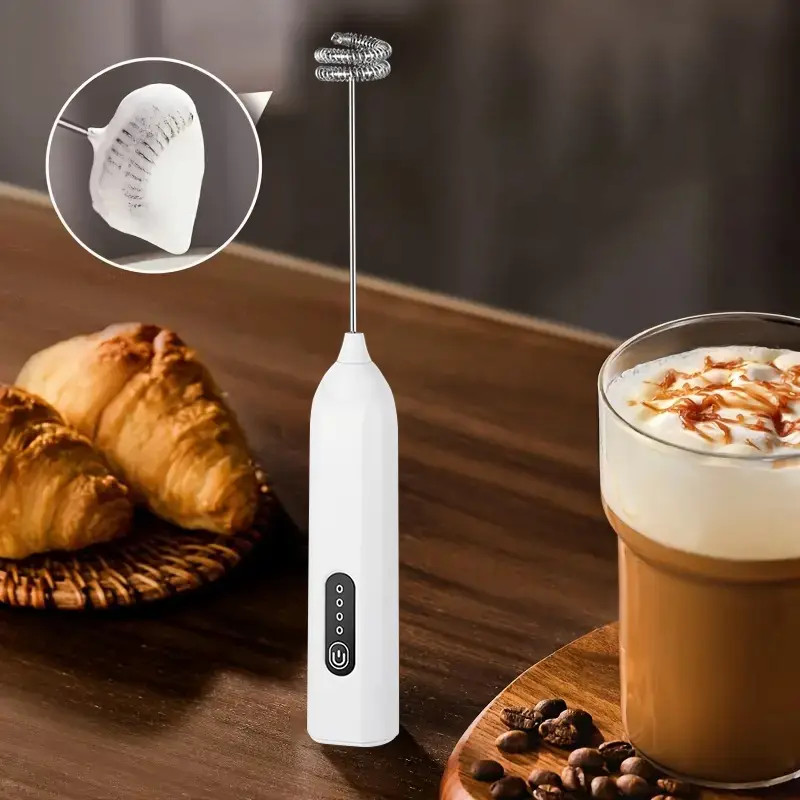 Mini Electric Egg Beater Milk Frother Matcha Whisk Drink Coffee Mixer Hand Stirrer Pembuih Susu 打奶泡器
