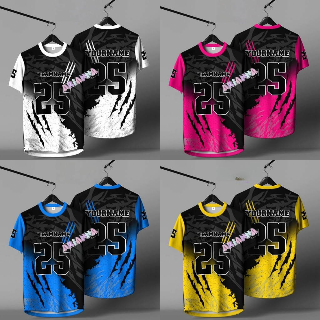 【Free Customized Name And Number】2025 New Design T Shirt Basketball Jersey T Shirt Volleyball Jersey 3d Print Jersey T-Shirt Full Sublimation For Men And Woman