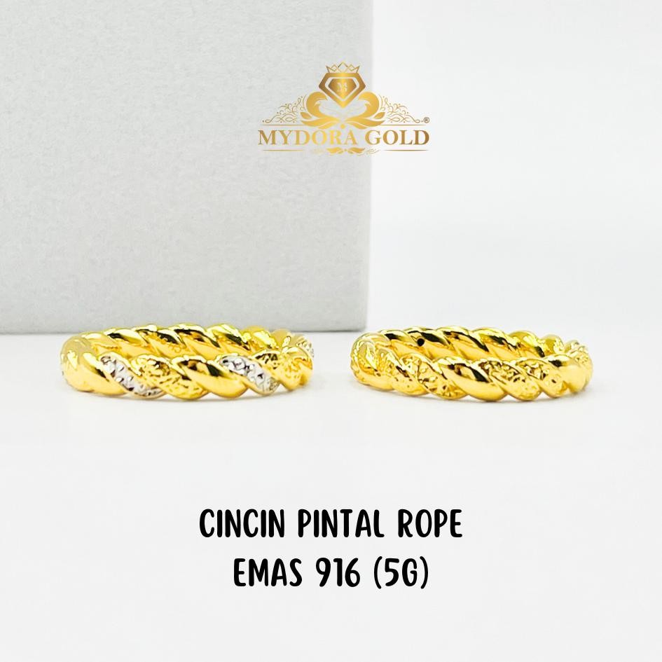 MYDORA Cincin Pintal Rope (5G) l EMAS 916/22K