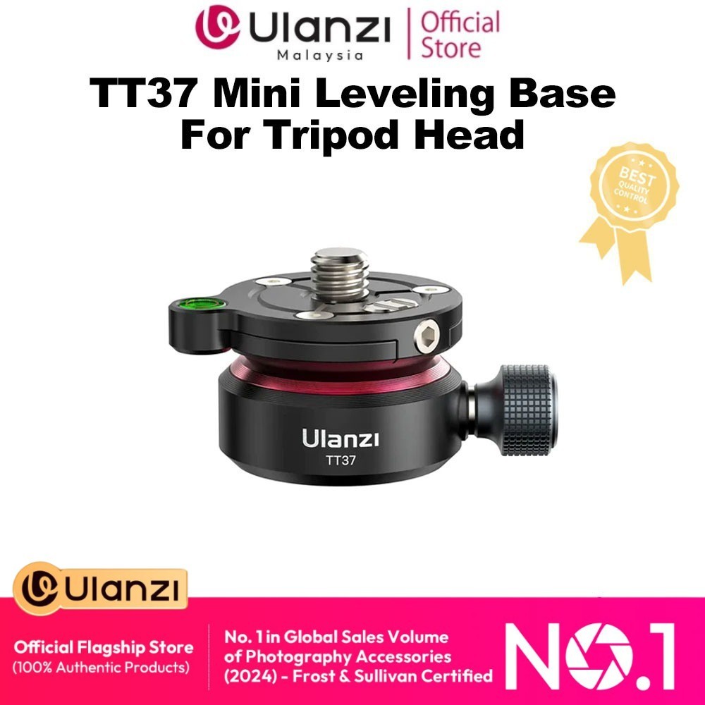 Ulanzi TT37 Mini Leveling Base for Tripod Head T065GBB1