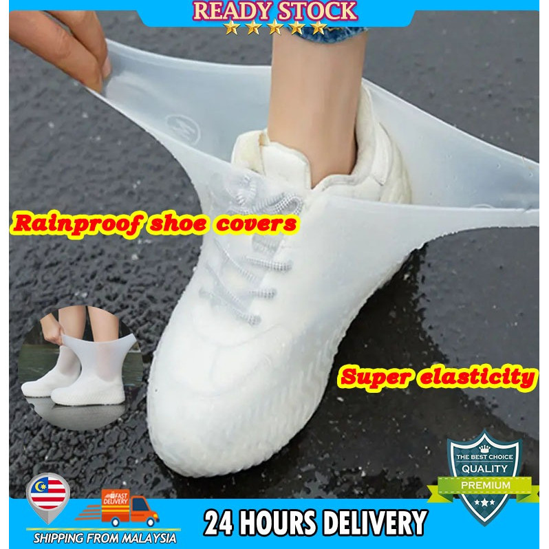 Reusable Waterproof Rain Shoes Covers Anti-slip Silicone Outdoor Rain Boot Walking Shoes cover
