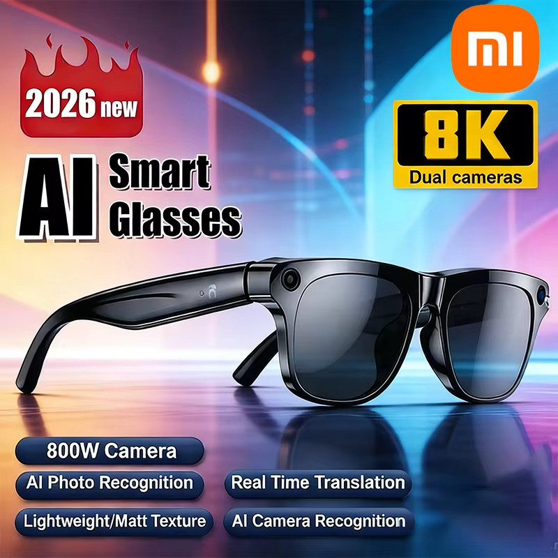 Xiaomi Style 800WHD ChatGPT AI Smart Glasses Video Photo Camera Glasses Multifunction Photochromic Bluetooth Music