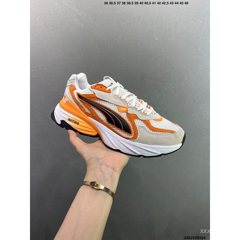 Puma shoes/Puma Fade Nitro Ls Men Women Dad shoes Sports shoes Hiking shoes Commuter shoes Casual All-Match Daily Commuter Hip Hop Breathable WPGT