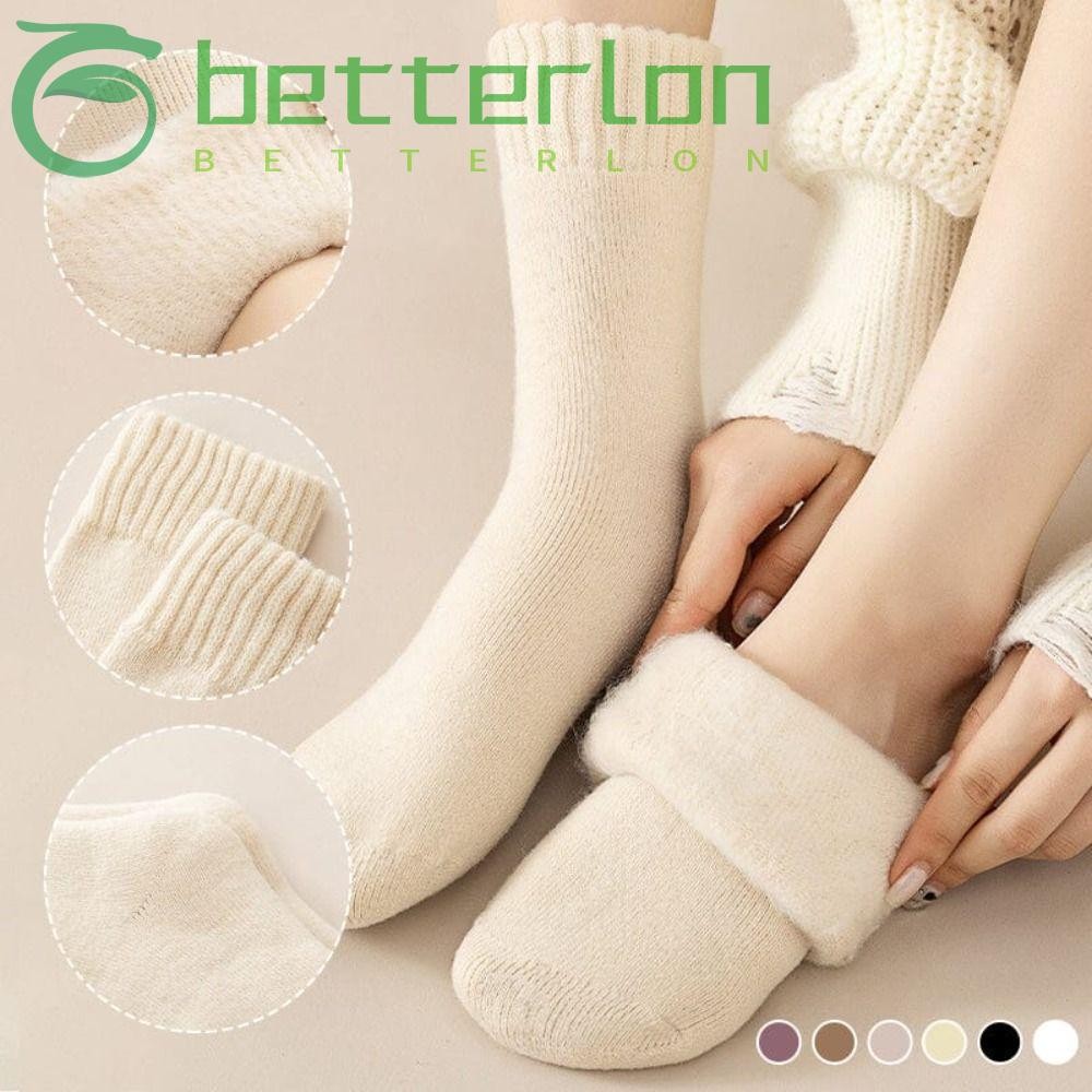 Better Lontime Thickened Warm Sock - Thermal Wool &amp; Cashmere Blend | Ideal for Cold Weather